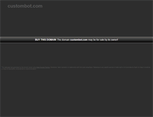 Tablet Screenshot of custombot.com
